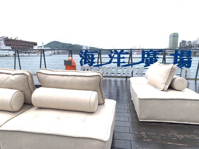 ▲「海洋Cafe」将设置于海洋广场，有潜力成为未来知名的打卡景点。（徐佑升摄）