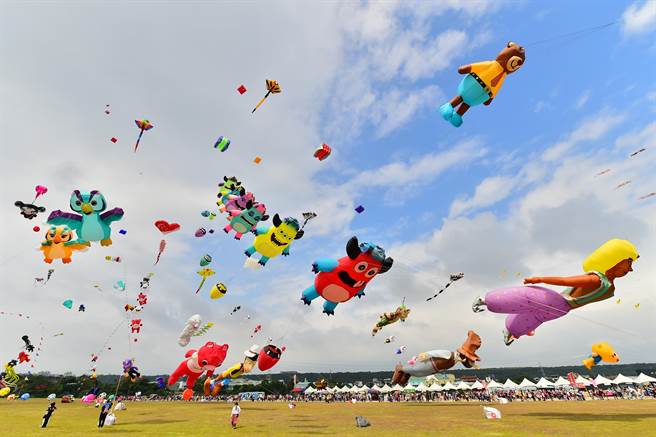 桃园风筝节今年不续办，观旅局表示将在中庄土丘设置风车等地景艺术，让吸客效益永续。（桃市观旅局提供／吕筱蝉桃园传真）