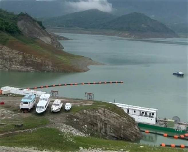 曾文水库蓄水突破10％。（南区水资源局提供／程炳璋台南传真）