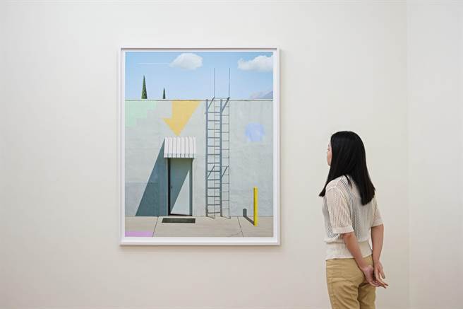 乔治．伯恩的作品有着愉悦的色调，又隐含着虚构而产生的不安。（红野画廊提供）