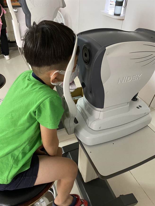 嘉义市幼儿视力免费检查6月开始了。（嘉义市政府提供／廖素慧嘉市传真）