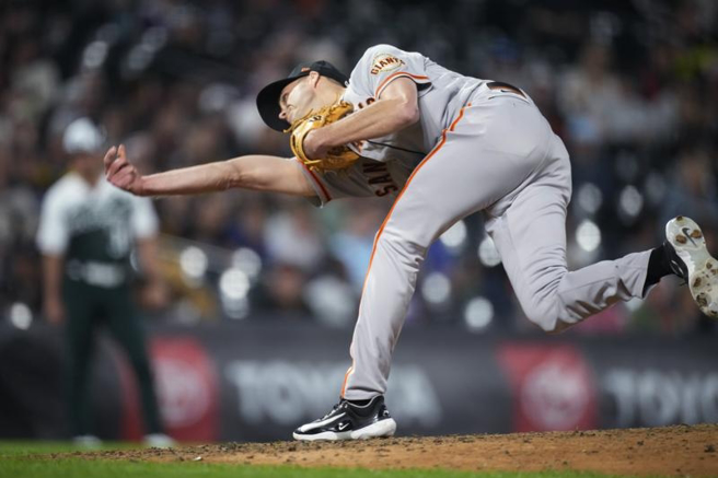 巨人队中继投手Tyler Rogers（美联社）