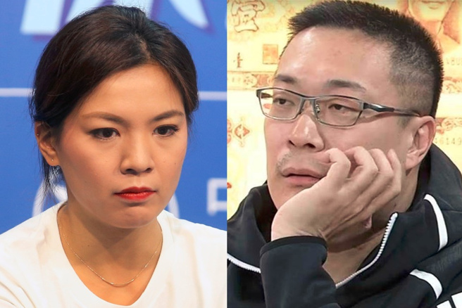 国民党台北市议员锺沛君(左)爆料遭媒体人朱学恒(右)搂抱强吻性骚，引发政媒舆论界风暴。（资料照合成）