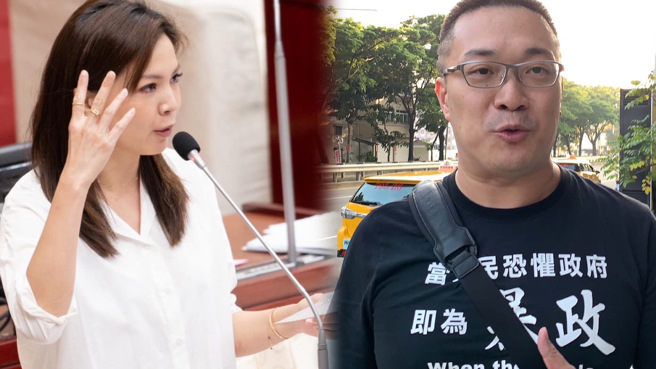 锺沛君（左）指控，朱学恒（右）对她强吻，还在节目上批评别人性骚扰。（合成图，取自锺佩君脸书、中时资料照）