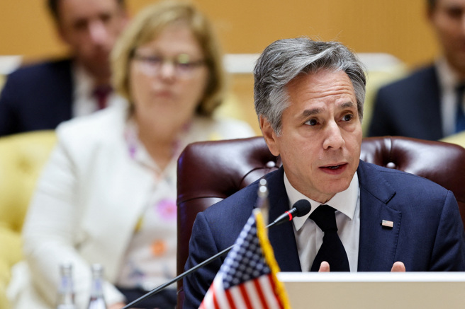 美国国务卿布林肯。（图／路透社）