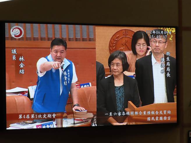 新北市议员林金结。（叶德正翻摄）