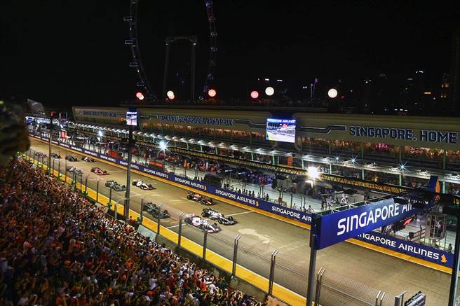 FORMULA 1新加坡航空新加坡大奖赛将于2023年9月15日至17日登场。（新加坡航空提供／陈佑诚传真）