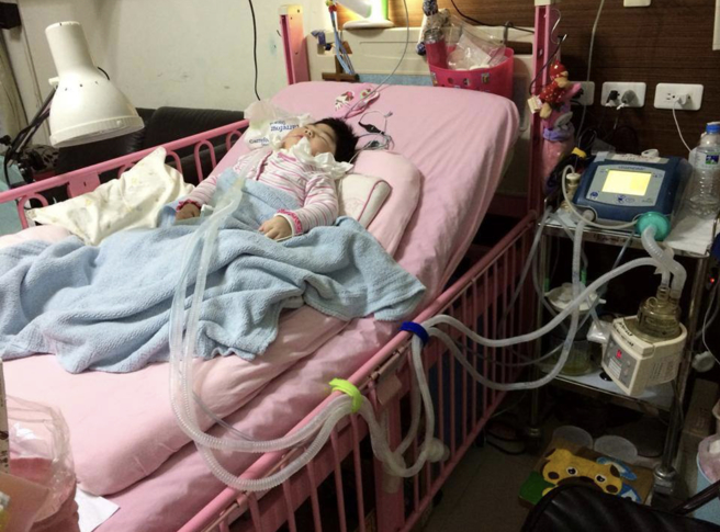 回忆起发生意外的当天，妈妈的心情仍是心当激动。（图／心儿妈妈提供）