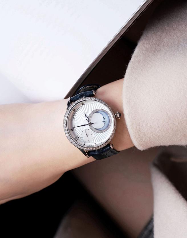 Moritz Grossmann的Tefnut Sleeping Beauty 睡美人腕表，設計風格唯美。（Moritz Grossmann提供）