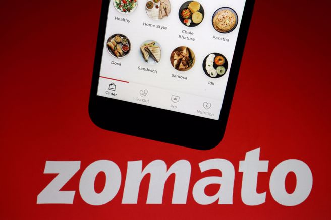 Zomato是印度知名美食外送平台业者。（资料照／路透社）