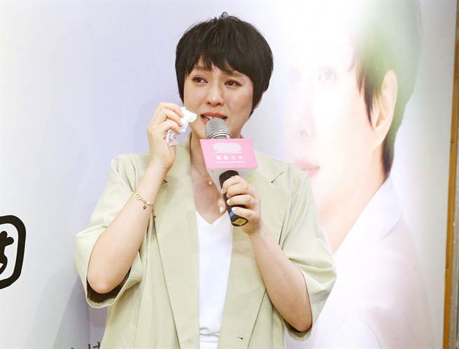 朱芯儀抗癌成功，今出席新書分享會。（粘耿豪攝）