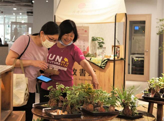 新竹县政府社会处结合铼工场股份有限公司，举办一系列绿色疗癒活动。（铼工场提供／邱立雅竹县传真）