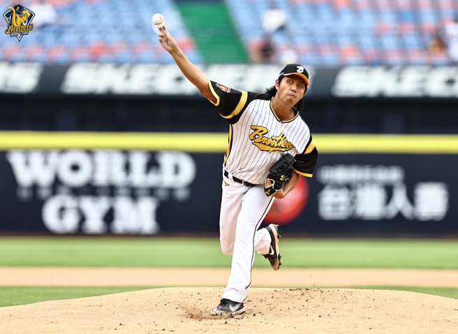 中信兄弟郑浩均。（中信兄弟提供）