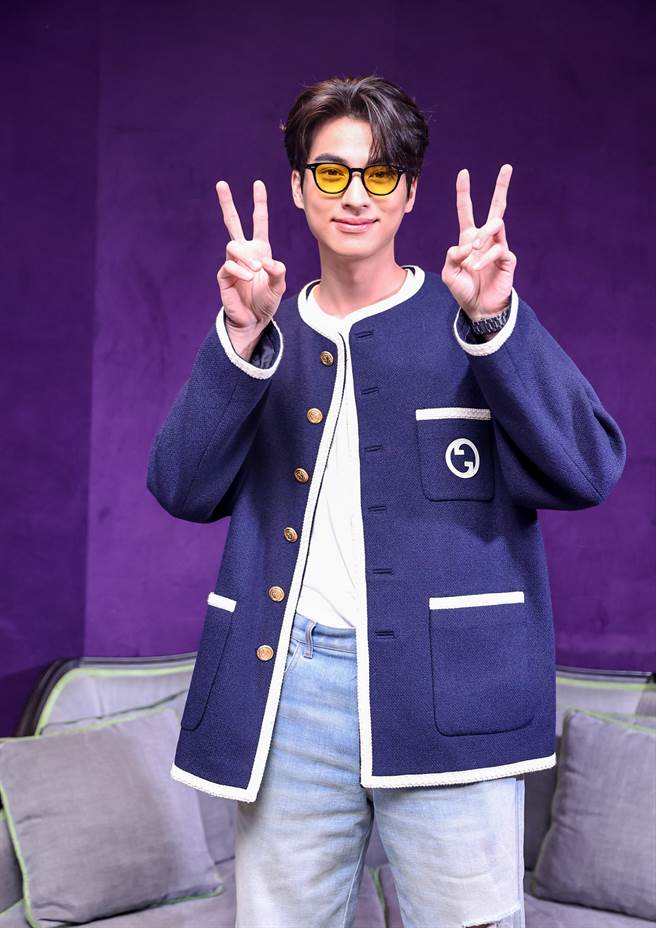 Gulf拥有帅气脸蛋和迷人笑容。（罗永铭摄）