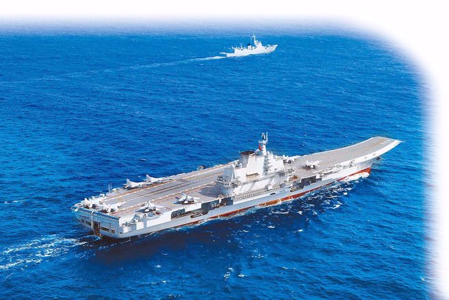 大陆航母辽寧号。（中新社资料照片）