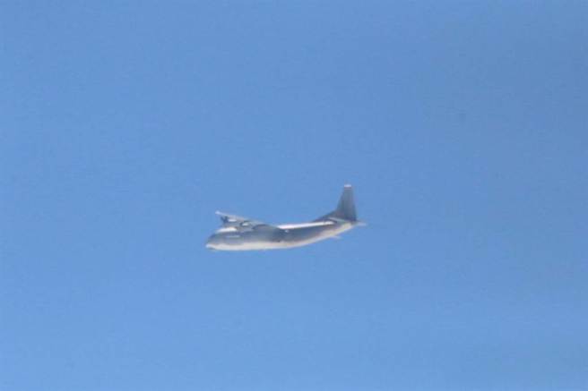 共軍運9通信對抗機2020年曾進入我西南防空識別區。(國防部提供)