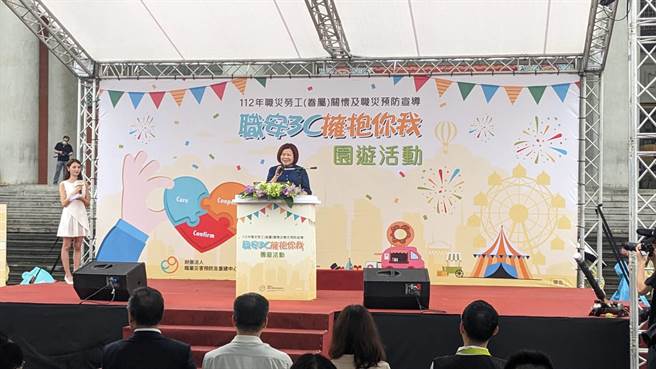 勞動部長許銘春。（李柏澔攝）