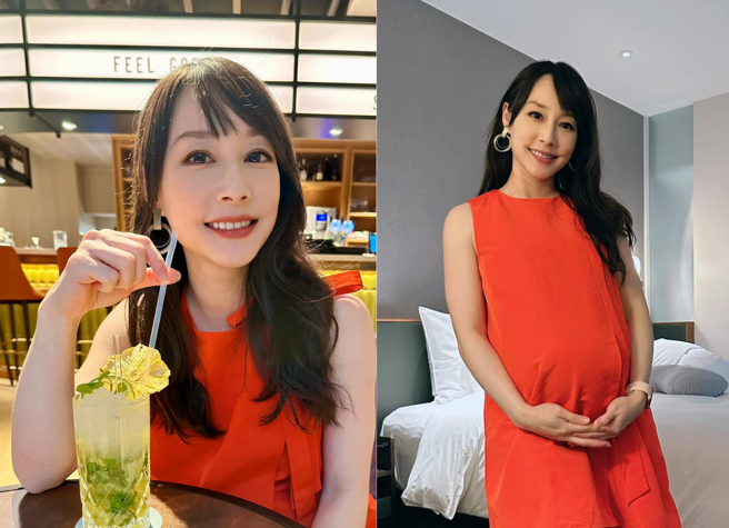 吴宇舒晒出孕后比基尼照。（图／撷取自吴宇舒脸书）