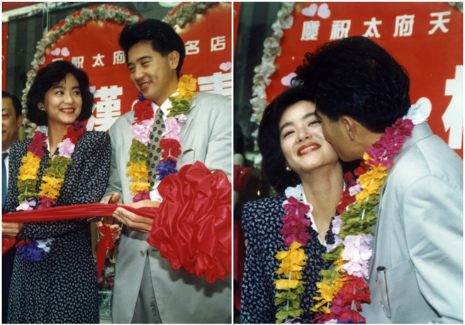 秦汉曾公开亲吻林青霞。（图／中时资料照）