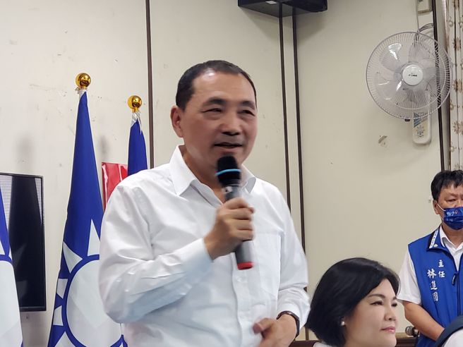 前进云林谈经济 侯友宜：至少西边要稳定下来（周丽兰摄）