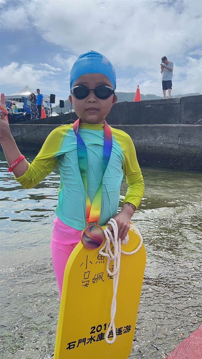 绿岛海上长泳活动今天登场。（民眾提供／蔡旻妤台东传真）