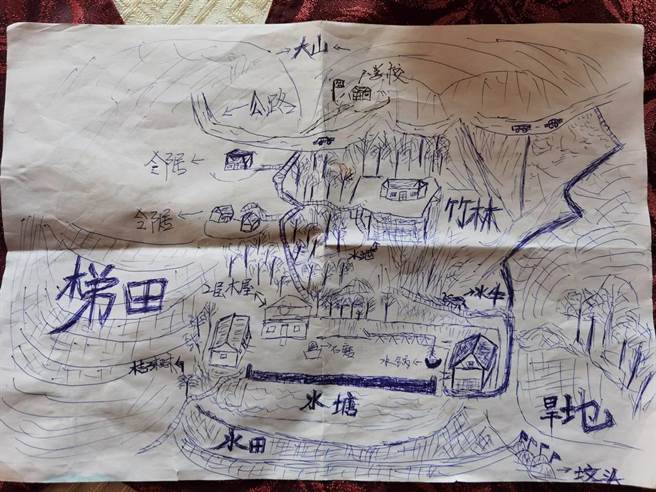 大陸手繪地圖尋親33年被拐案宣判兩被告被判11年和10年。（河南商報）