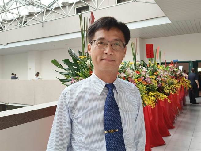 嘉義市全國模範警察戴志宏小隊長。（廖素慧攝）