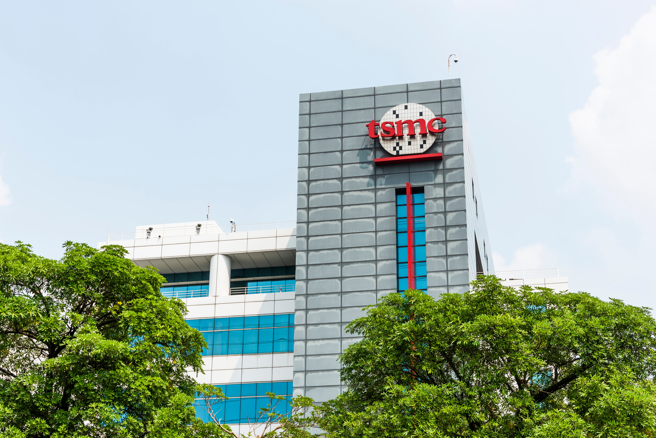 台积电股价强涨3%直逼600元大关。（示意图/达志影像/shutterstock）