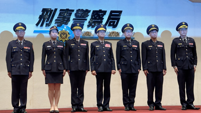 刑事局13日办理今年度警察节庆祝大会，由局长李西河亲自主持。(翻摄照片／林郁平台北传真）
