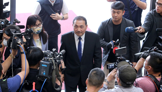 新北市长侯友宜出席。（黄世麒摄）