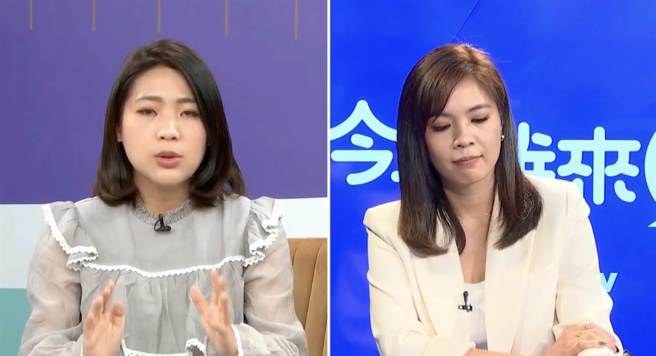 台北市議員徐巧芯(左)與鍾沛君(右)齊轟綠營，性平不要因為碰到自己人就轉彎。（合成圖／取自Yahoo! TV）