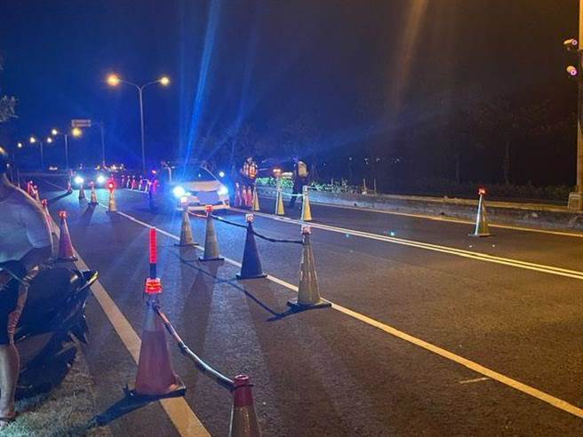 防汛道路2死车祸，屏警硬起来取缔危险驾车。(警方提供)