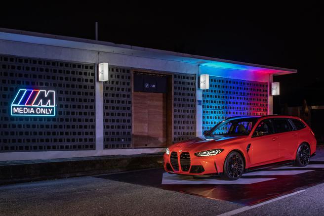 BMW M3 Competition Touring售价615万元，升级配备Racing Package售价30 万元。（陈大任摄）