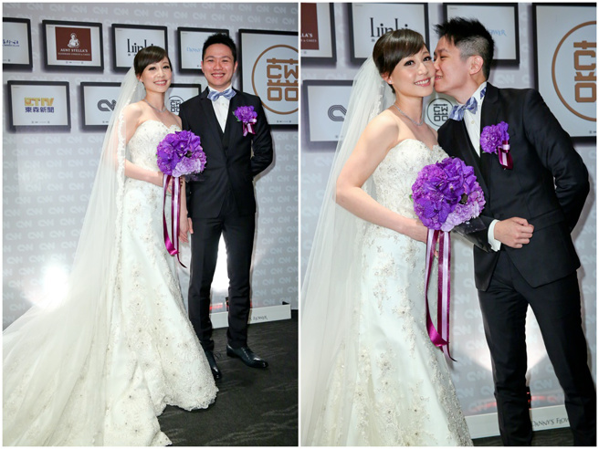 吳宇舒、朱凱翔2013年結婚。（圖／中時資料照）