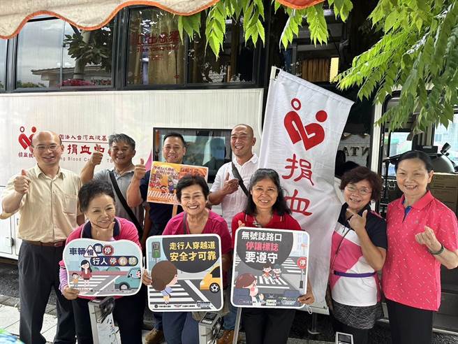 和平警分局13日特别联合邻近东势分局及台中捐血中心，共同举办捐血活动。（警方提供）