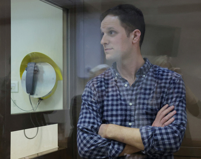 美方表示，格什科維奇遭到不當拘留，要求俄羅斯立即釋放他。(圖/路透社)
