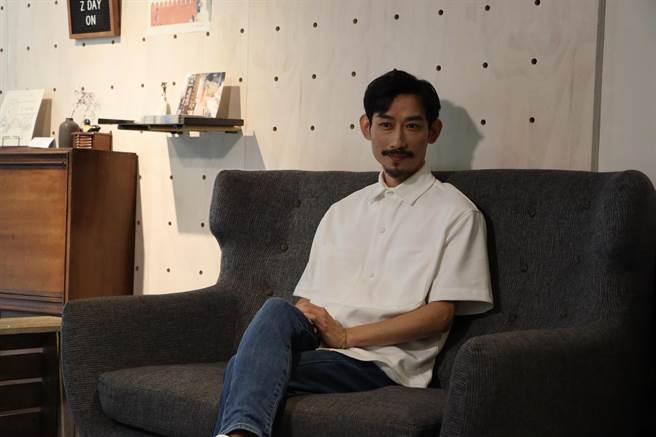 陈竹升入围本届金曲奖台语歌王，今（14日）接受媒体联访，（三川娱乐提供）