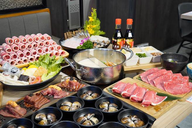「涮乐和牛锅物」新竹经国店，最便宜每人449起即可开锅吃到饱。(马辣国际餐饮集团提供)