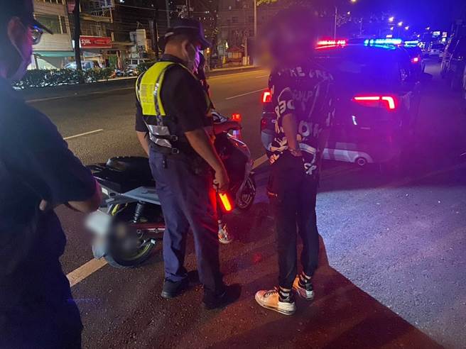 台中市啟動「靜城專案」，烏日警分局通報噪音車件數名列前茅。（烏日分局提供／陳淑娥台中傳真）