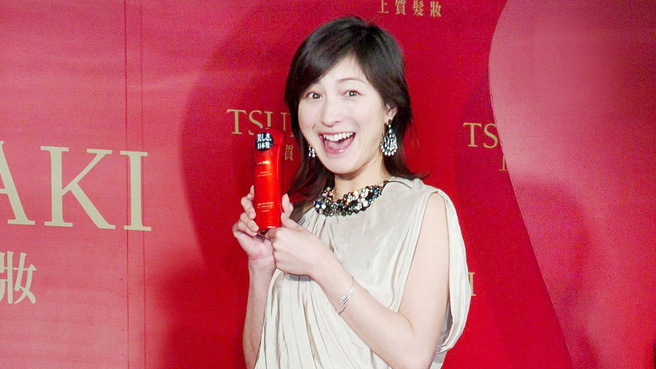 广末凉子失去的广告代言，损失粗估恐破千万台币。(图／中时资料照)