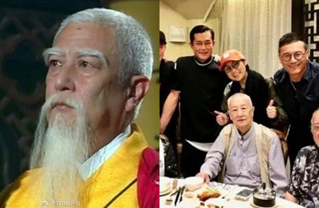 「一代粤语片小生」张英才逝世。（图／翻摄自TVB剧评社、新浪娱乐微博）