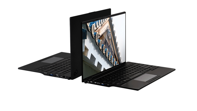 富士通 Fujitsu FMV UH-X 轻型笔电登台。（精技电脑提供）