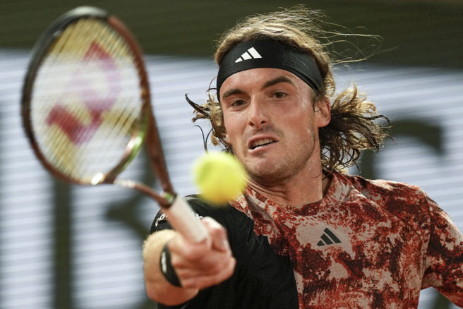 希腊网球好手Stefanos Tsitsipas（美联社资料照）