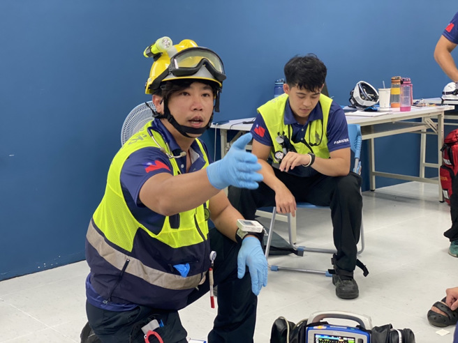 全国10大「救护之神」出炉！新北消防苏韦祯「夺冠」。(消防局提供)