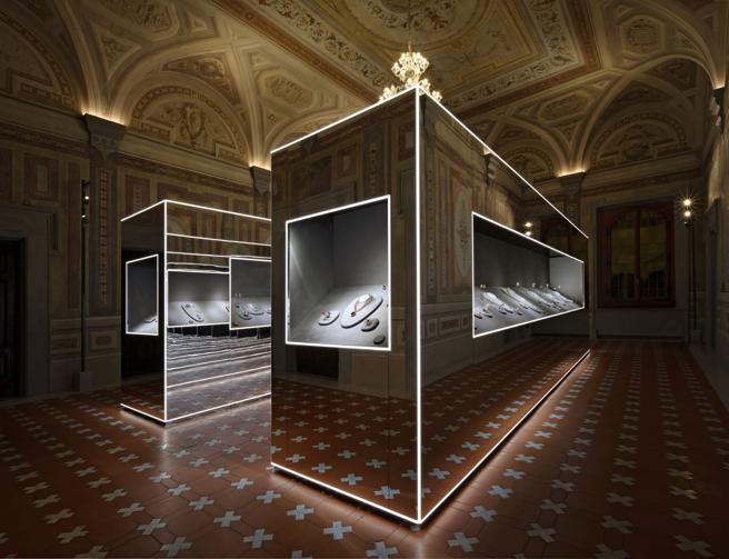 GUCCI在佛罗伦斯的歷史建筑「Gucci典藏之家」发表「四季寓言」（ALLEGORIA）系列珠宝。（GUCCI提供）