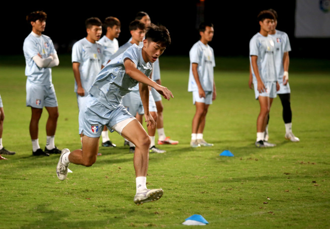 铭传大学前锋游耀兴可望对泰国先发。（李弘斌摄）