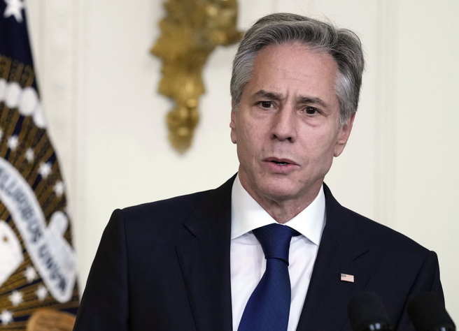 美國國務卿布林肯（Antony Blinken）。（美聯社）