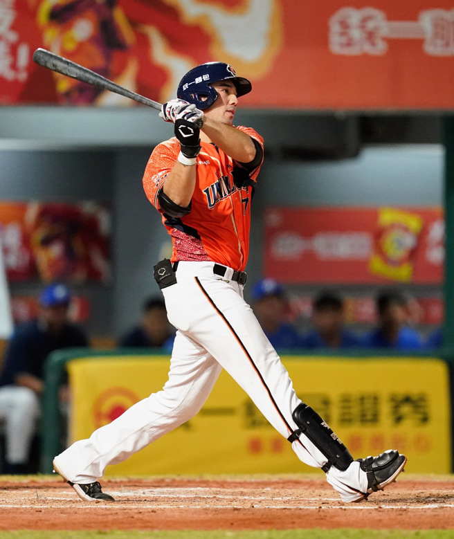 统一狮林安可敲出本季第11轰。（统一狮提供）