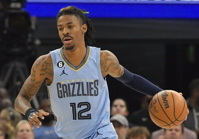 NBA球员工会对于莫兰特被禁赛25场感到过重且不妥。(美联社资料照)