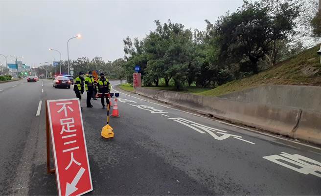 端午节4天连假将至，桃园市警局针对易壅塞热点加强疏导及管制。(警方提供／蔡依珍桃园传真)